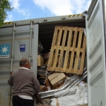 2008: Arrivo a Cusco del container  con materiale sanitario