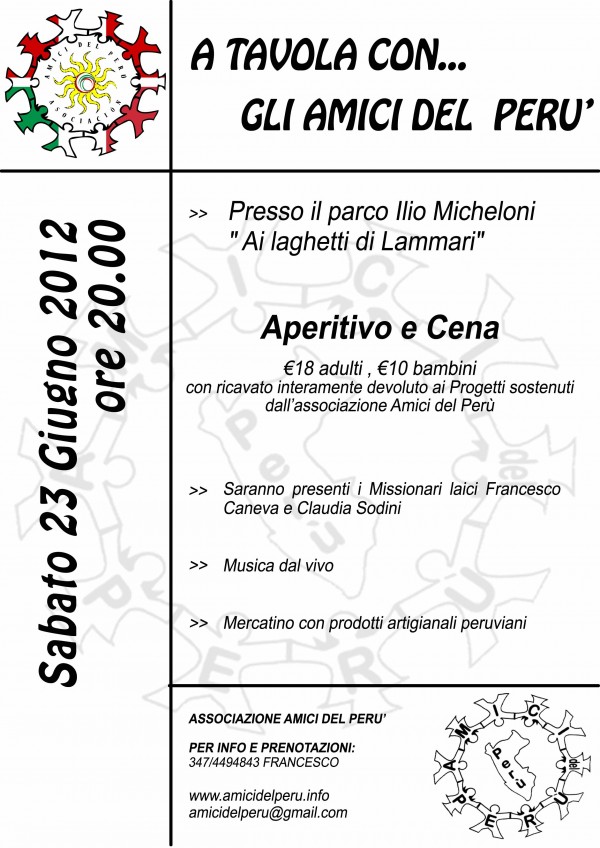 locandina Cena di Beneficienza